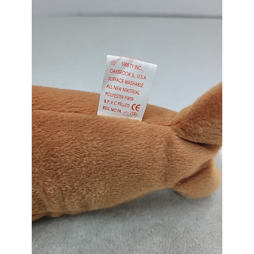 TY beanie babies Tusk the walrus 1996 W/Tags 6" - Picture 6 of 16